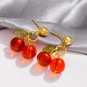 "Serenixa" Cherry Drop Earrings width=100 