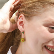 "Olivara" Olive Fruit Earrings width=100 