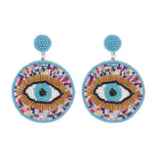 "Khensetra" Eye Heart Drop Earrings width=100 