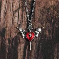 "Hexoria" Cross Bat Choker