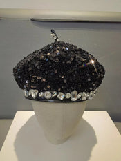 "Sequina" Sequin Party Beret width=100 