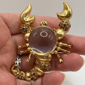 "Xalinte" Scorpion Brooch width=100 