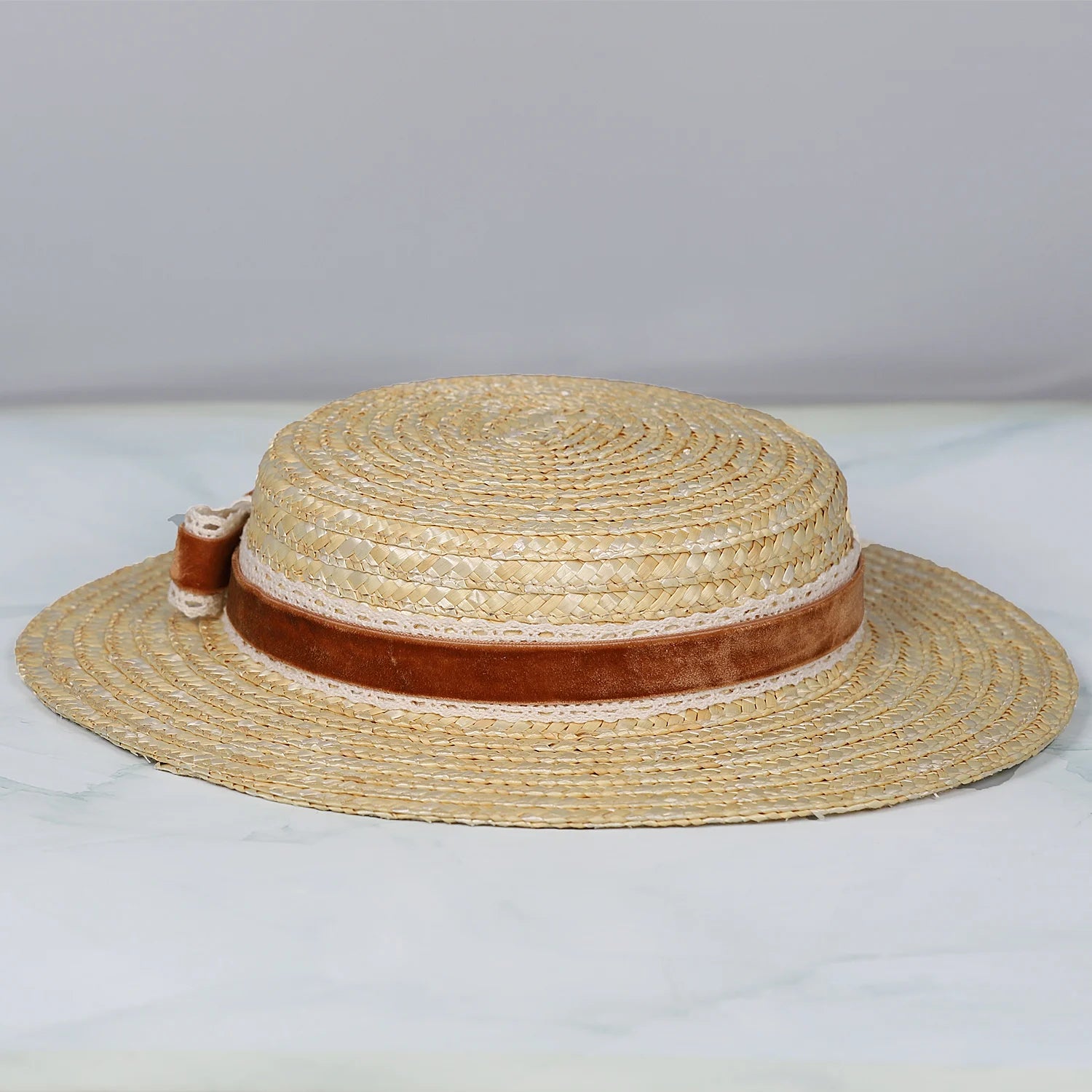"Buster" Pork Pie Straw Hat