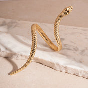 "Ethelaira" Snake Bracelet Ring Set width=100 
