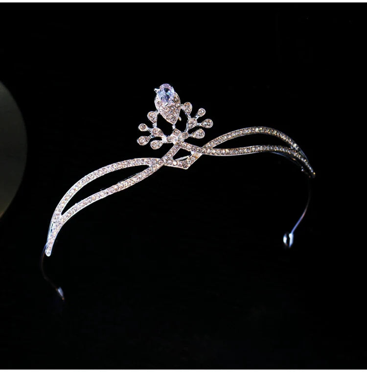 "Emmeline" Water Drop Crown Headband