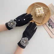 "Gemmaris" Pearl Winter Gloves width=100 