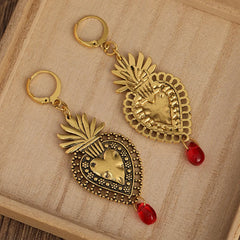 "Cerythria" Sacred Heart Earrings