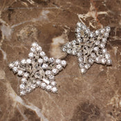 "Elladine" Star Dangle Earrings width=100 