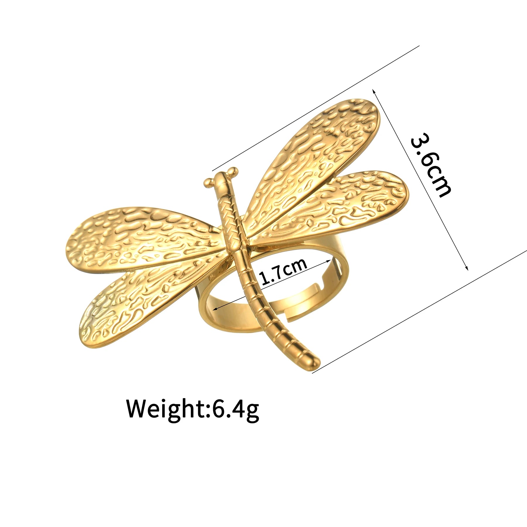 "Selianthra" Adjustable Hand Ring