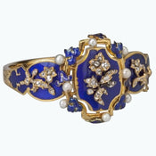 "Philomara" Retro Pearl Ring width=100 