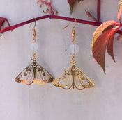 "Luminisse" Moth Earrings Collection width=100 