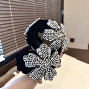 "Floralynde" Crystal Bloom Headband width=100 