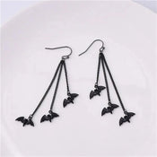 "Nerephina" Bat Tassel Earrings width=100 