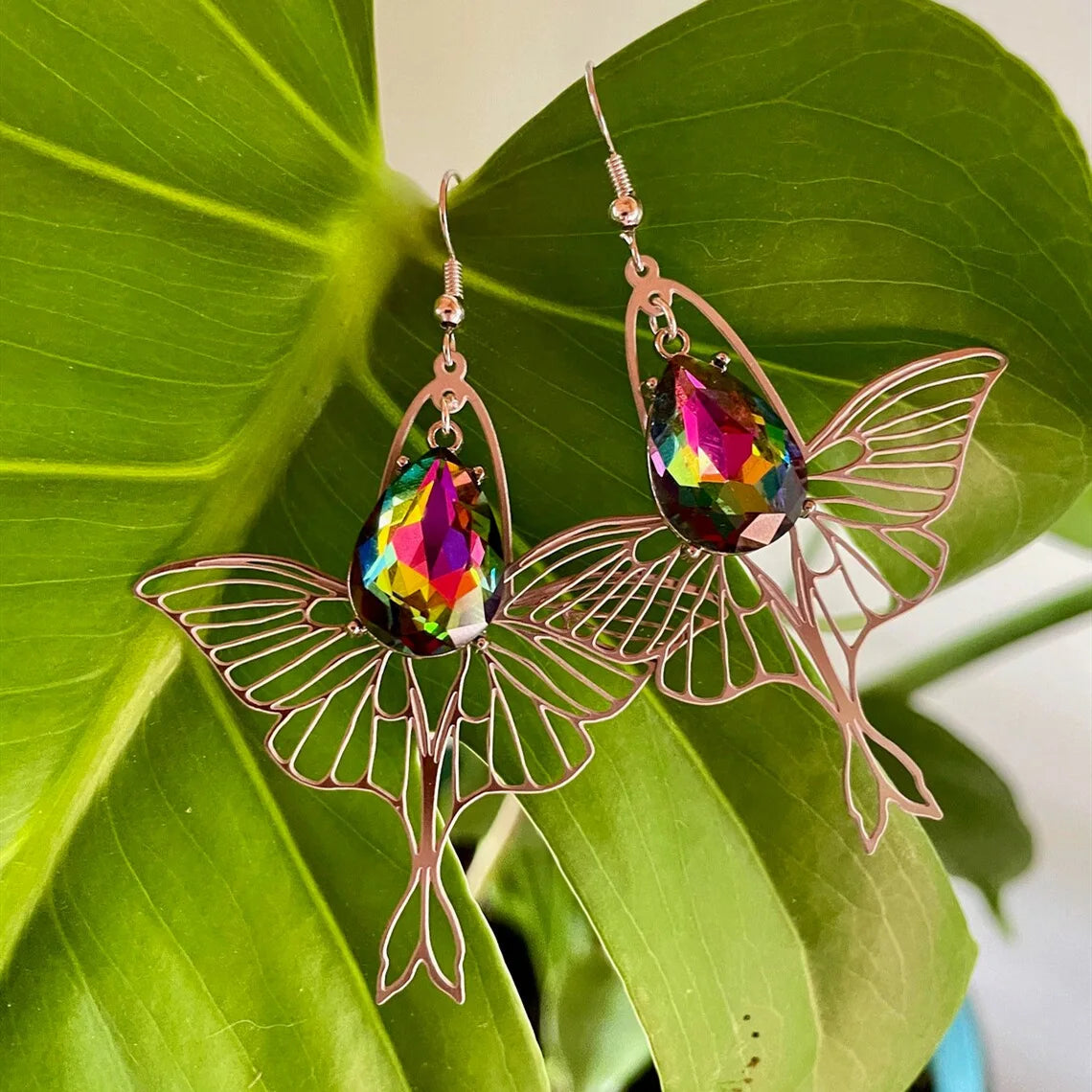 "Luminisse" Moth Earrings Collection
