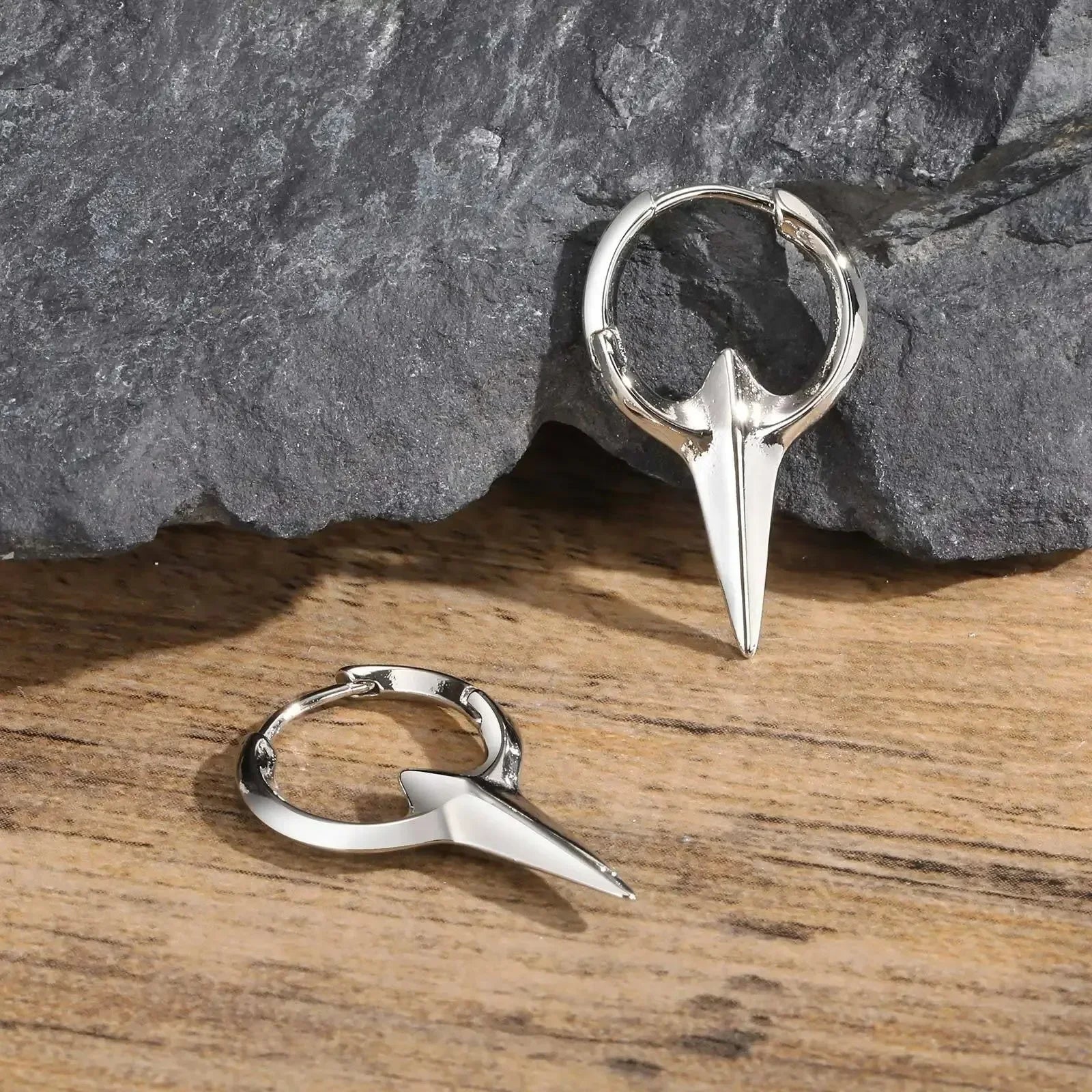 "Calyphene" Bat Drop Earrings