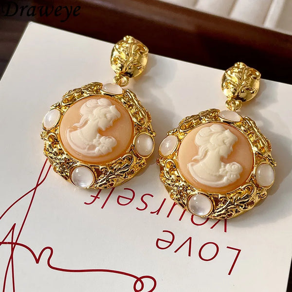 "Palatina" Palace Portrait Earrings