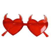 "Deville" Novelty Sunglasses - Red width=100 