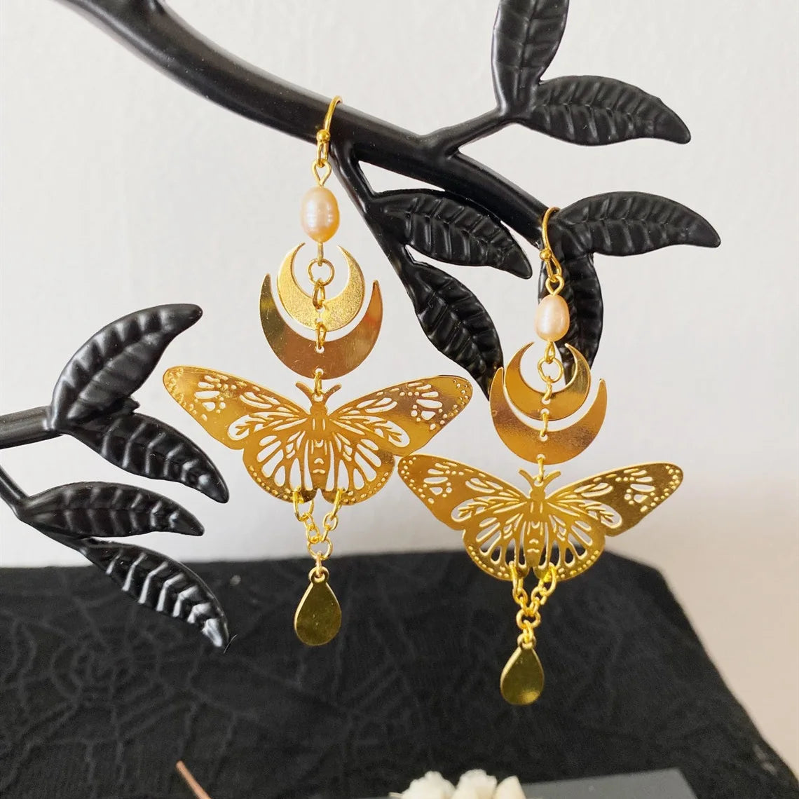 "Luminisse" Moth Earrings Collection