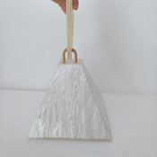 "Triangia" Pyramid Acrylic Clutch width=100 