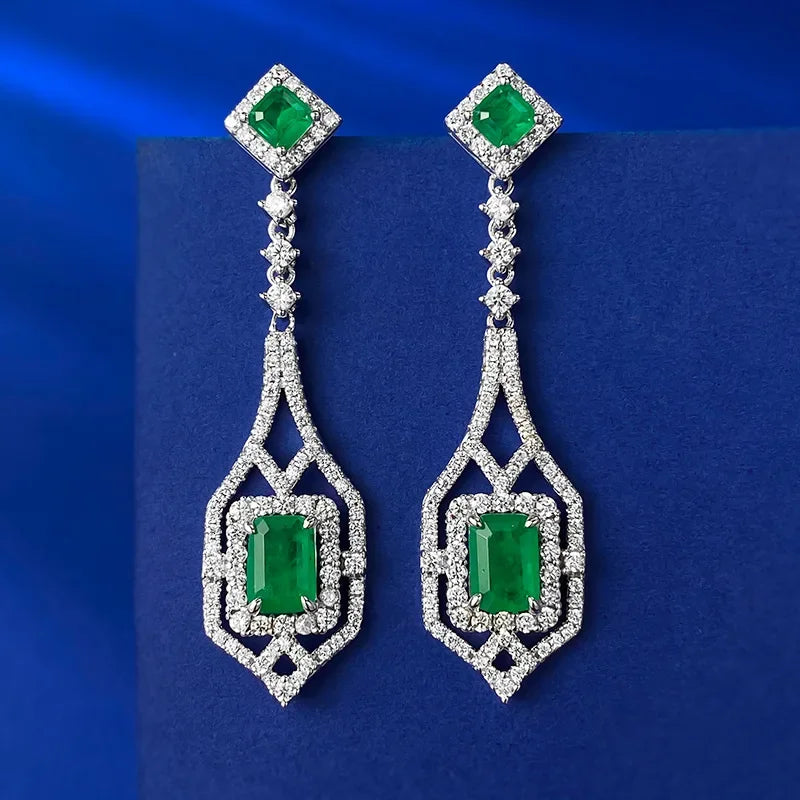"Starlith" Rhinestone Drop Earrings