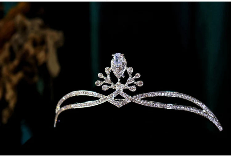 "Emmeline" Water Drop Crown Headband