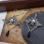 "Imharis" Bat Earrings width=100 