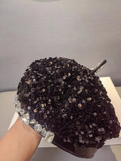 "Sequina" Sequin Party Beret width=100 