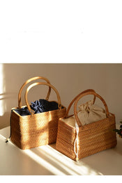 "Rattania" Rattan Picnic Clutch width=100 