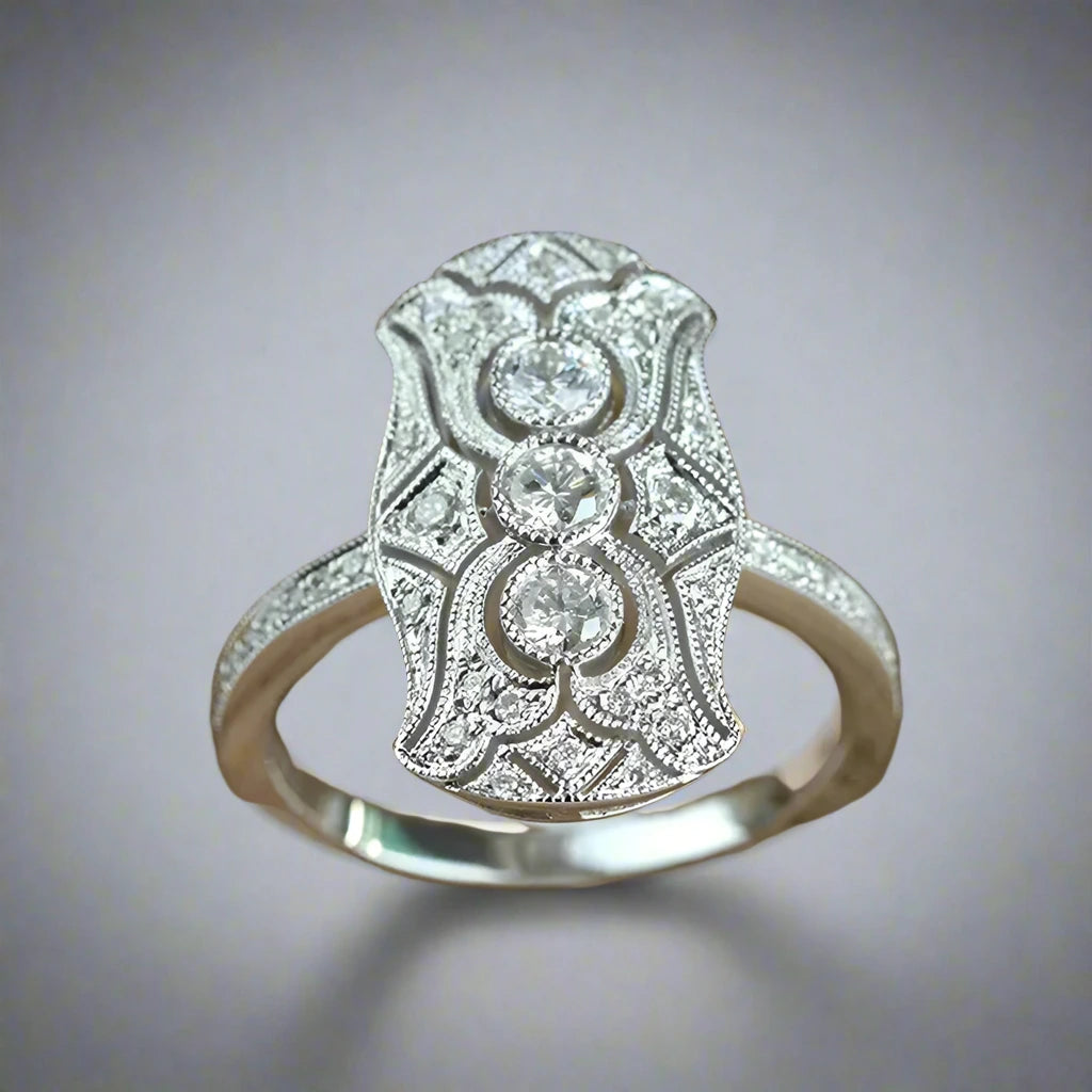 "Dovessa" Art Deco Ring