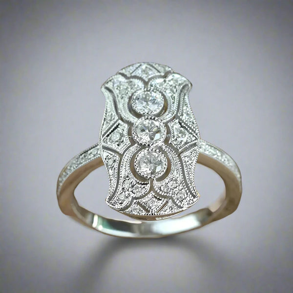 "Dovessa" Art Deco Ring