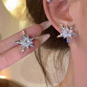 "Melivine" Star Drop Earrings width=100 