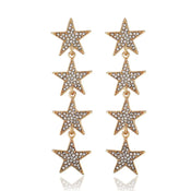 "Pranette" Star Drop Earrings width=100 