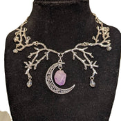 "Hathoria" Moon Choker Necklace width=100 