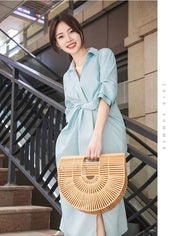 "Bambelina" Bamboo Beach Bag width=100 