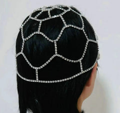 "Pulcheria" Crystal Flapper Headpiece
