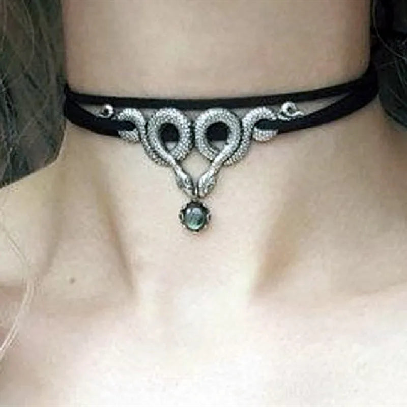 "Kheprianna" Snake Choker Necklace