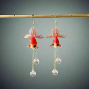 "Sekharis" Fish Dangle Earrings width=100 
