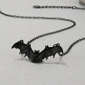 "Cassivine" Bat Pendant Necklace width=100 