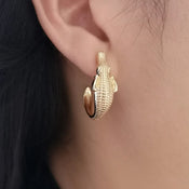"Bellatrix" Mini Gator Earrings width=100 