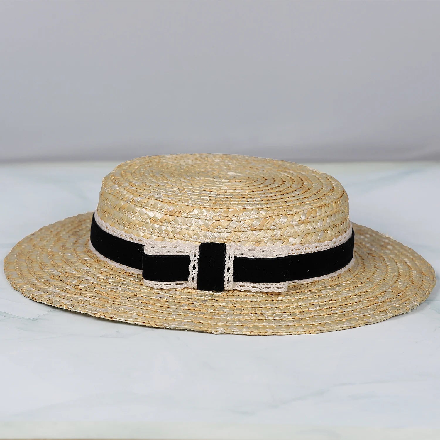 "Buster" Pork Pie Straw Hat