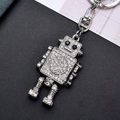 "Evelisse" Robot Bag Charm width=100 