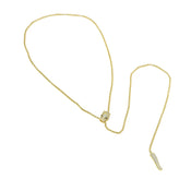 "Leontios" Leopard Lariat Necklace width=100 