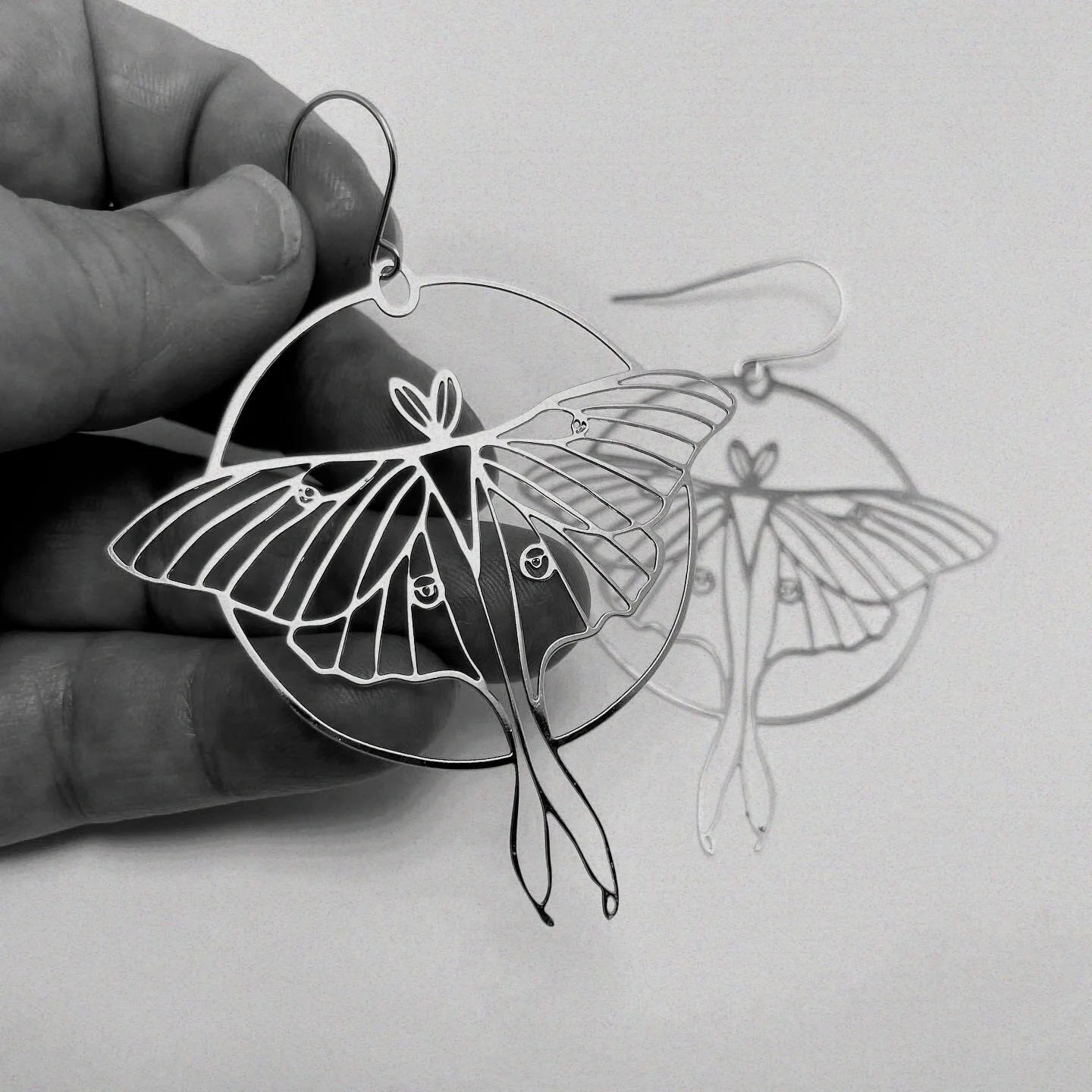 "Luminisse" Moth Earrings Collection