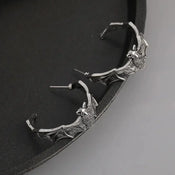 "Roslenne" Dazzling Bat Earrings width=100 