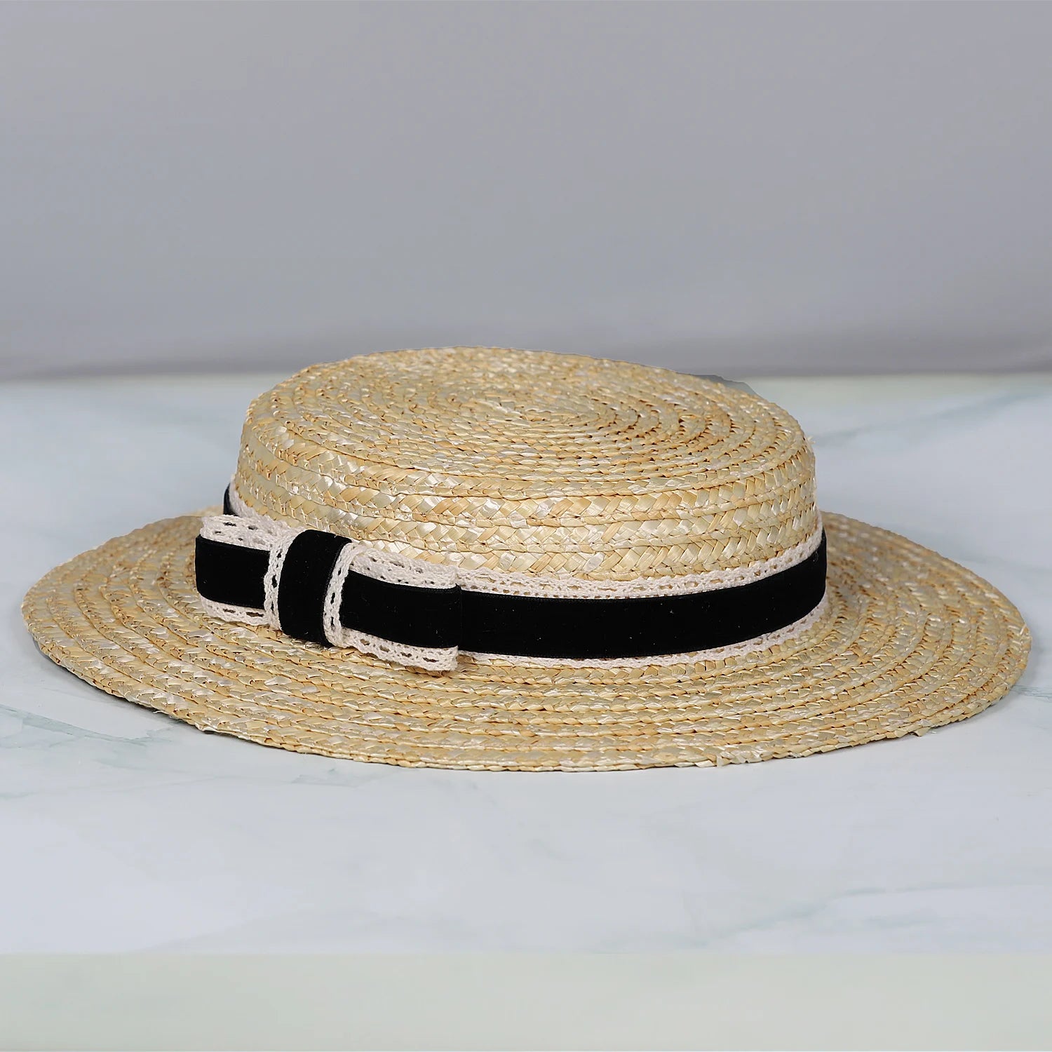 "Buster" Pork Pie Straw Hat