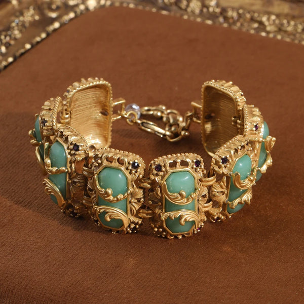 "Jadara" Green Jade Bracelet