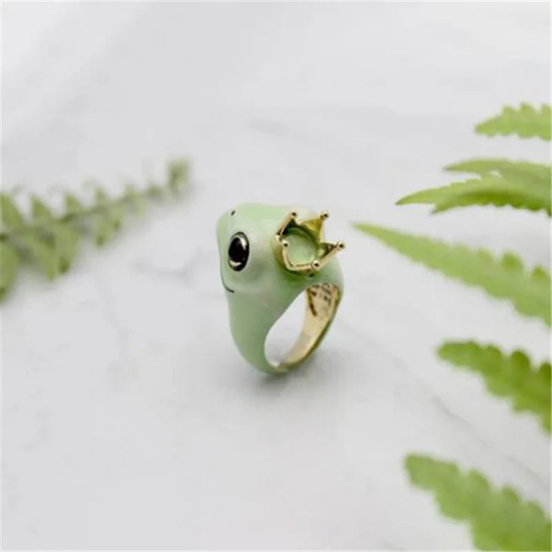 "Aurelyssia" Frog Prince Ring