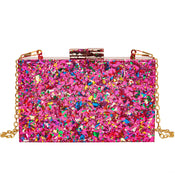 "Mosaela" Geometric Box Clutch width=100 