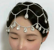 "Pulcheria" Crystal Flapper Headpiece width=100 