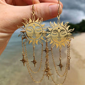 "Liviara" Sun Earrings width=100 
